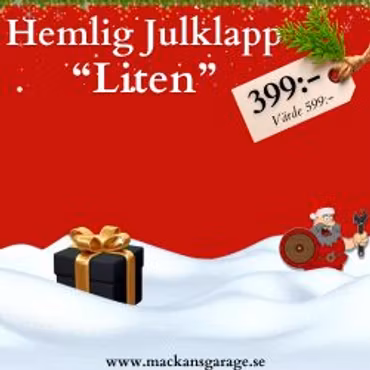 HEMLIG JULKLAPP - 4 olika storlekar