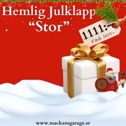 HEMLIG JULKLAPP - 4 olika storlekar