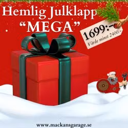 HEMLIG JULKLAPP - 4 olika storlekar