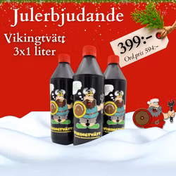 God Jul - Vikingtvätt 3x1 liter koncentrat (Pris gäller denna artikel)
