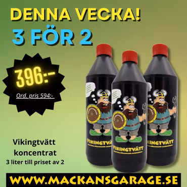 3 för 2 VIKINGTVÄTT - Högalkaliskt rengöringsmedel i koncentrat