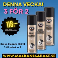 3 för 2 - K2 Brake Cleaner / Bromsrengöring 500 ml