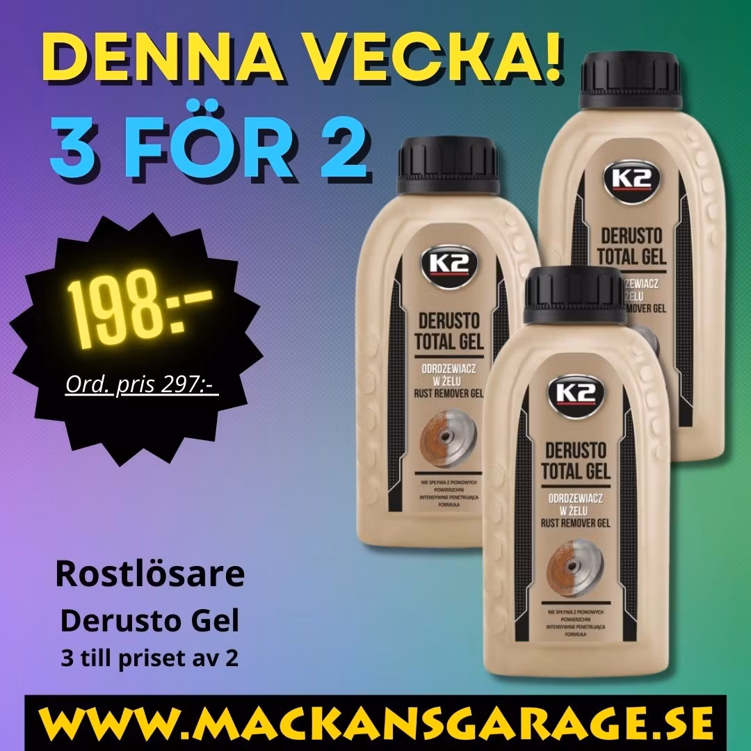 3 för 2 Rostlösare Derusto GEL 250ML x3