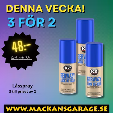 3 för 2  Låsspray 50ml x3