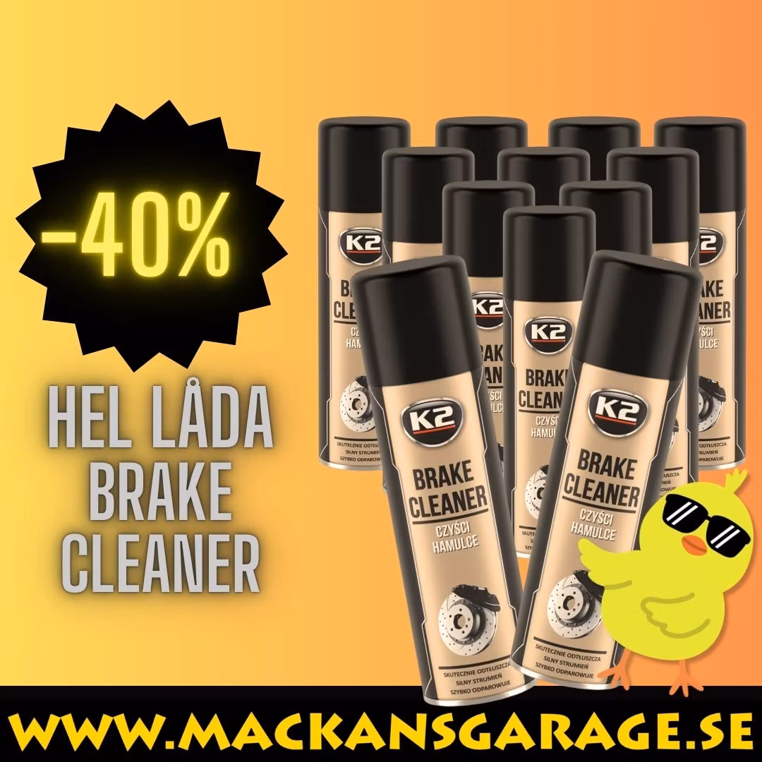 *PÅSKREA* HEL LÅDA 12st Brake Cleaner / Bromsrengöring á 500 ml * BLACK WEEK * (Pris gäller denna artikel)