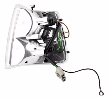 Vit styling blinkers höger fram Volvo 240