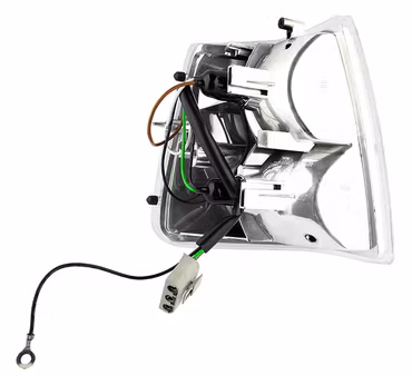 Vit styling blinkers vänster fram Volvo 240