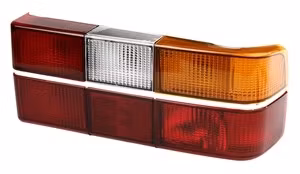 Baklampa kromad list Volvo 240 , 260 79-93 komplett höger