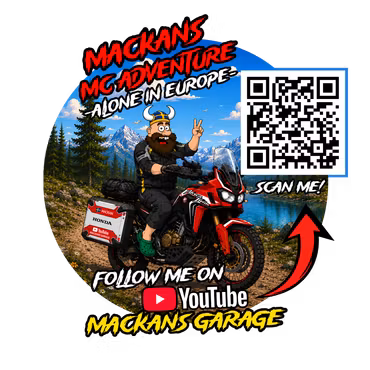 Dekal "Follow me"  MC resa 2026