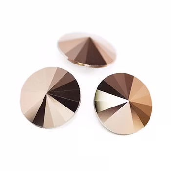 Örhängen Simple Swirl  Rose Gold Swarovski kristaller