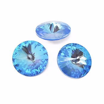 Örhängen Sweet Swirls med Ocean DeLite Swarovski kristaller
