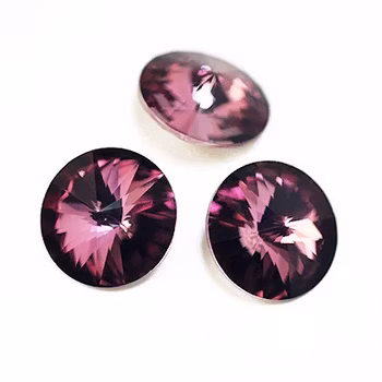 Örhängen Swirly med Antique Pink Swarovski kristaller