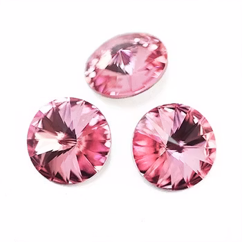 Örhängen Sweet Swirls med Swarovski Light Rose