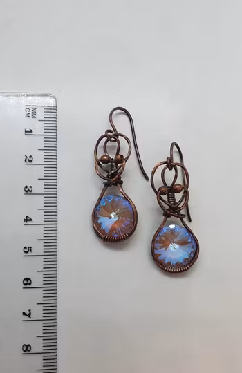 Örhängen Sweet Swirls med Cappuccino DeLite Swarovski kristaller