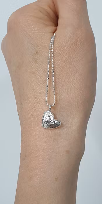 Halsband Heart i 925 sterlingsilver