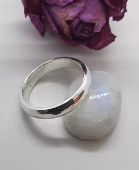 Ring av hamrat 925 sterling silver