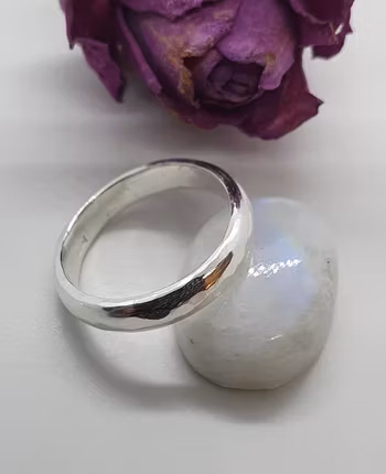 Ring av hamrat 925 sterling silver