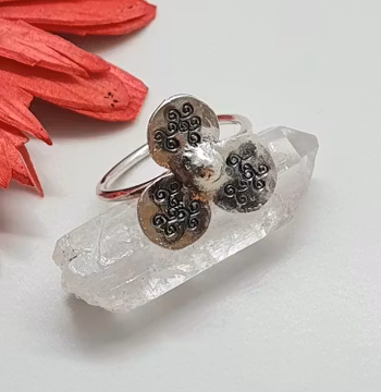 Ring Krusidull i 925 sterlingsilver