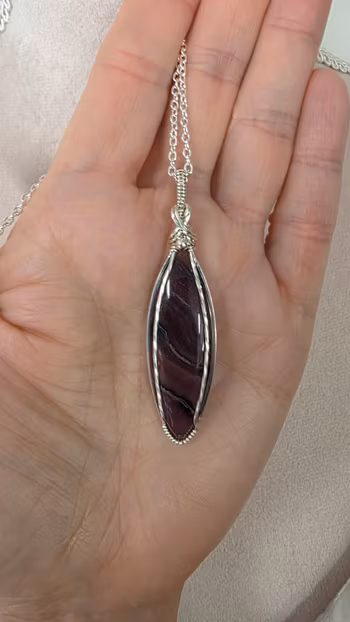 Halsband Classic Curves i 925 sterlingsilver med fluorit