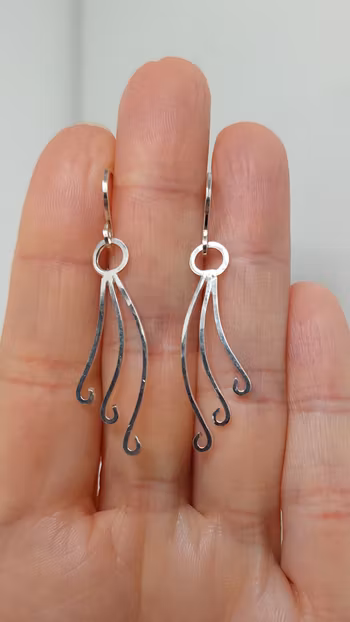 Örhängen Soft Swirl i 925 sterlingsilver