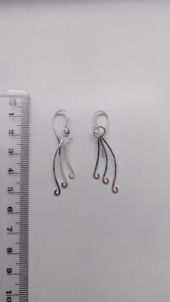 Örhängen Soft Swirl i 925 sterlingsilver