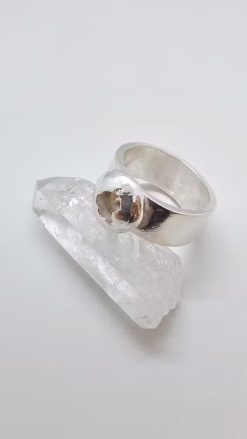 Ring Hidden Secret i 925 sterlingsilver och guld