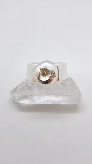 Ring Hidden Secret i 925 sterlingsilver och guld
