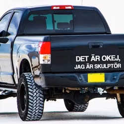 Dekal - Det är okej, jag är skulptör