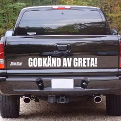 Dekal - GODKÄND AV GRETA!