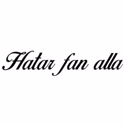 Dekal - Hatar fan alla