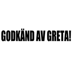 Dekal - GODKÄND AV GRETA!