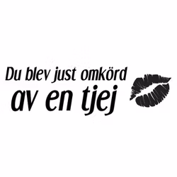 Dekal - Du blev just omkörd av en tjej