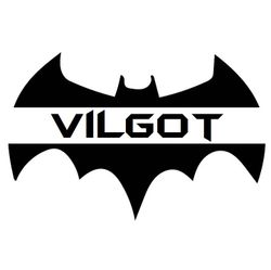 Dekal - Batman med namn