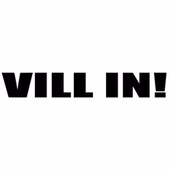 Dekal - Vill in!