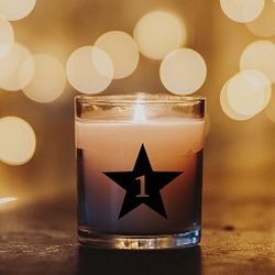 Adventssiffror dekor