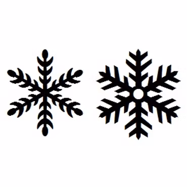 Snöflingor 6-pack