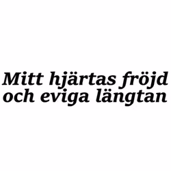 Dekal - Mitt hjärtas fröjd
