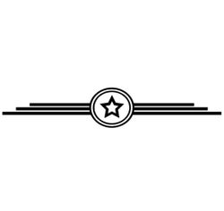Dekal - Ornament stjärna