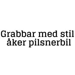 Dekal - Grabbar med stil åker pilsnerbil