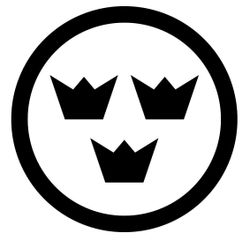 Dekal - Tre kronor Flygvapnet