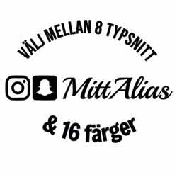 Dekal - Instagram & Snapchat Alias