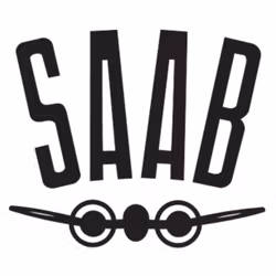 Dekal - Saab luftlogo