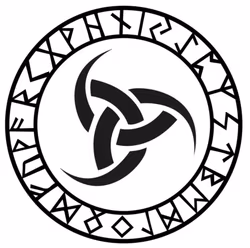 Dekal - Trippel horn av Oden