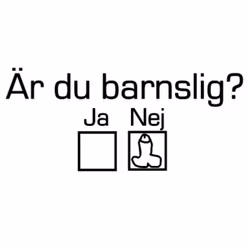 Dekal - Är du barnslig?