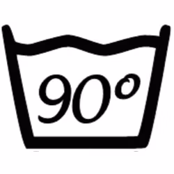 Väggdekor - Tvättsymbol 90°