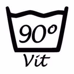 Väggdekor - Tvättsymbol 90°