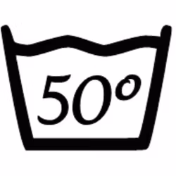 Väggdekor - Tvättsymbol 50°