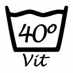 Väggdekor - Tvättsymbol 40°