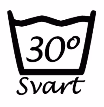 Väggdekor dekor dekal till tvättstuga med tvättsymbol tvättråd 30 grader