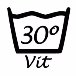 Väggdekor - Tvättsymbol 30°